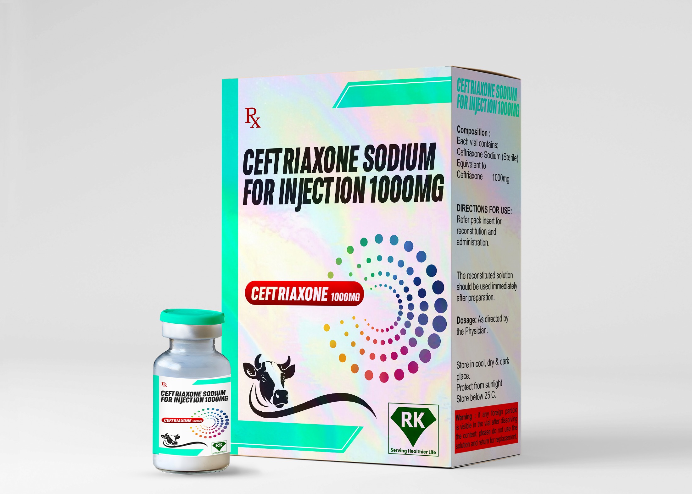 Ceftriaxone Sodium for Injection 1000mg